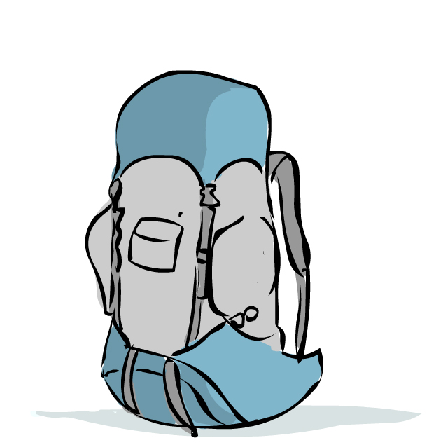 rucksack huehn